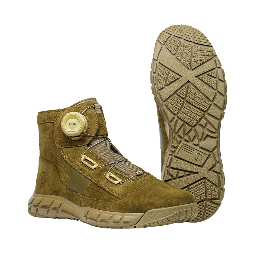 Sepatu Boots Pria Parabellum MIDTRACX Coyote Brown