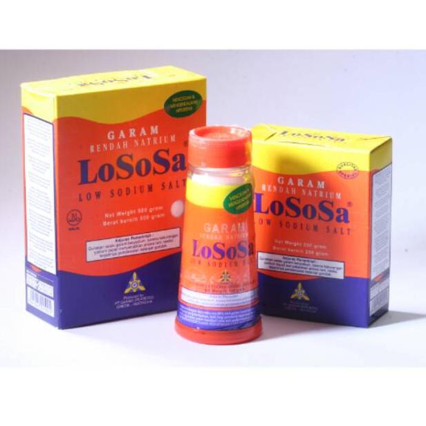 

↟ Garam LoSoSa 500gr. Garam rendah natrium untuk mencegah hipertensi / darah tinggi ₭