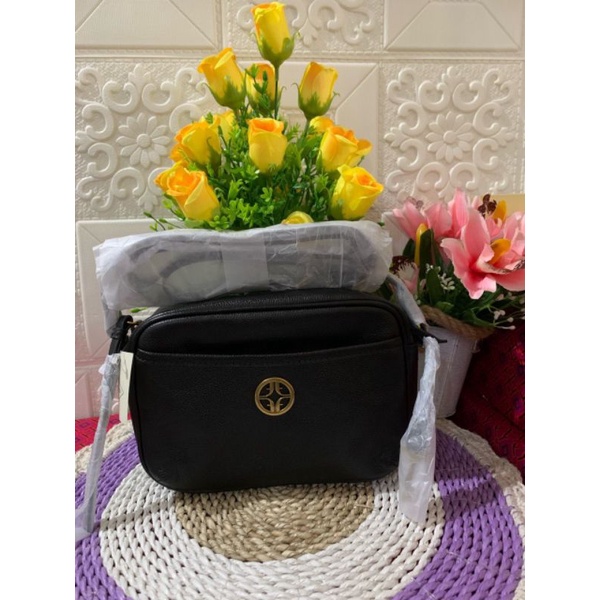 Tas Wanita FossilOriginal Brennon Camera Bag Black