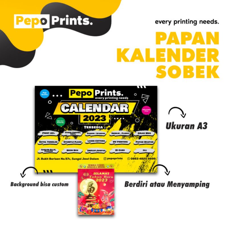 

Pepo - Kalender Dinding SOBEK A3
