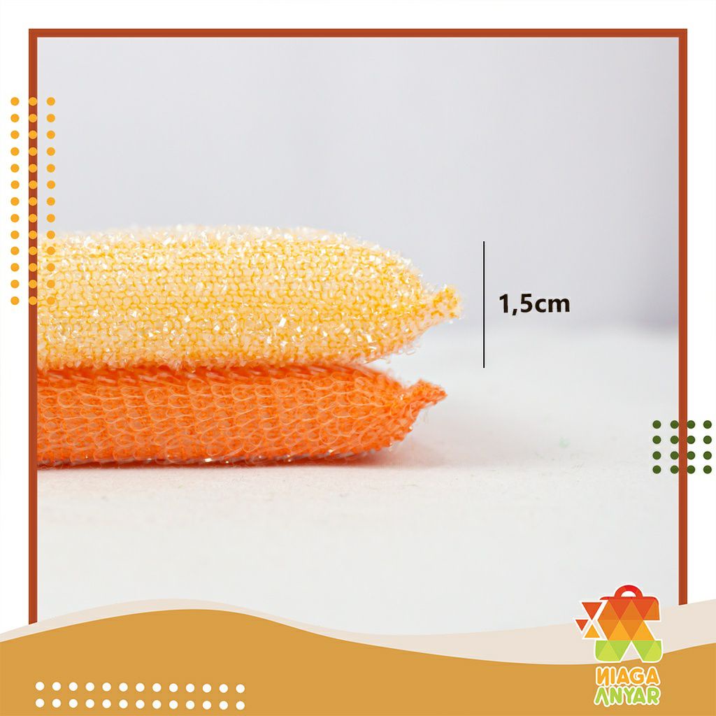 COD SM88 SPON CUCI PIRING WARNA WARNI sponge busa mandi