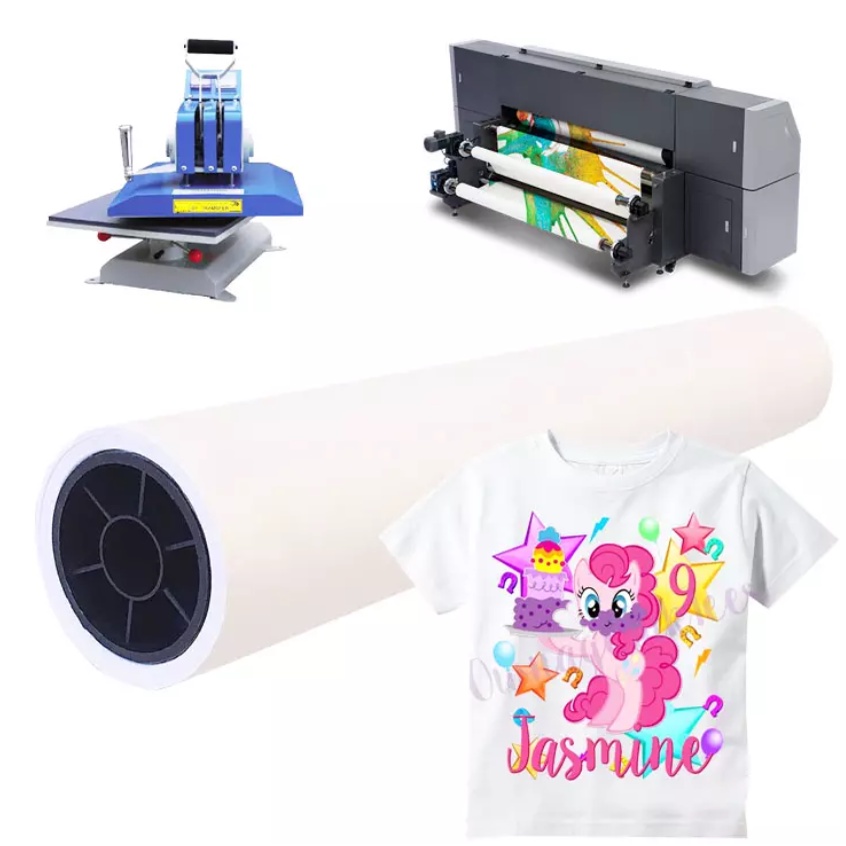 

Kertas Transfer Paper Untuk Sublimasi Mesin Printer Digital Gramasi 62g Ukuran 1.42m x 150m