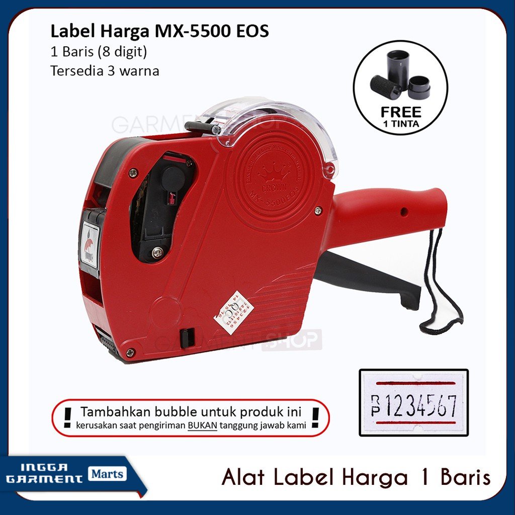 

ALAT LABEL HARGA PRICE LABELLER MX 5500