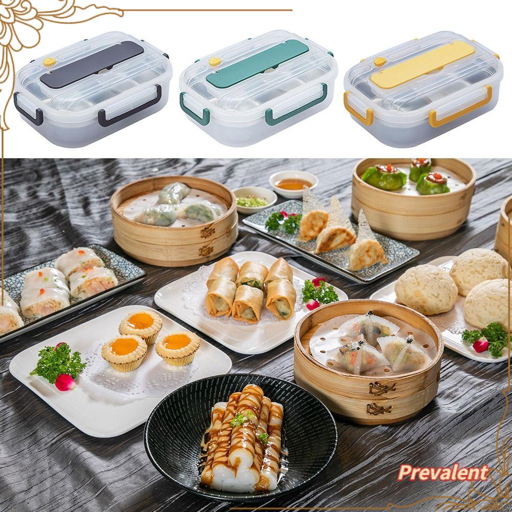 Preva Lunch Box Portable Untuk Pelajar Pekerja Kantor Dengan Sendok Wadah Makanan