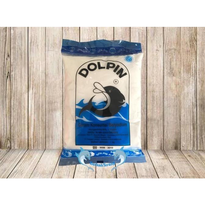 

Garam DOLPIN 1kg / Garam Dapur Dolphin / Garam Konsumsi Beryodium