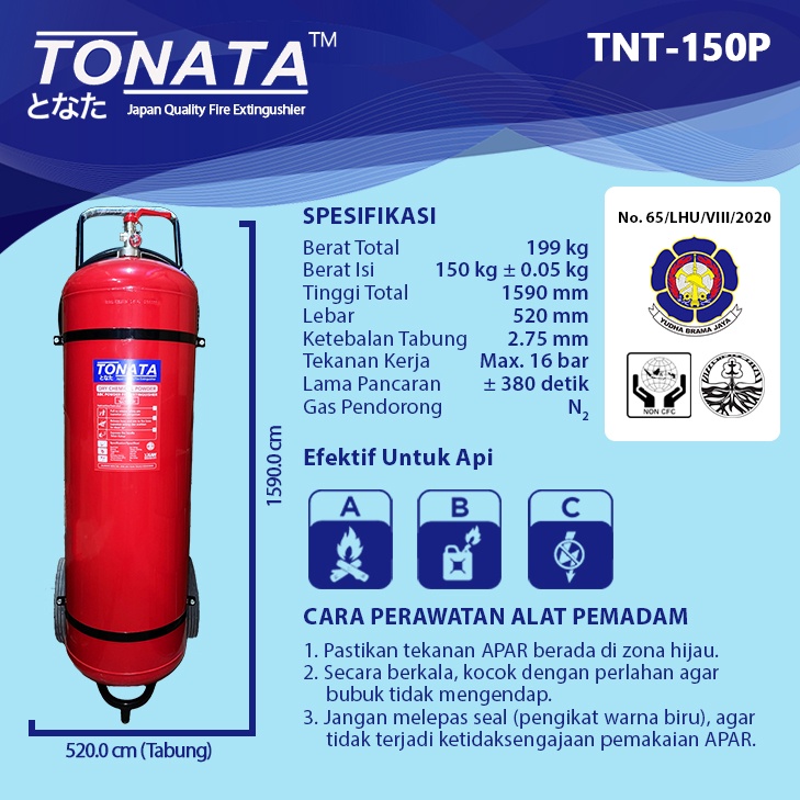 APAR APAB 150KG Bubuk ABC Powder TONATA / Set Komplit