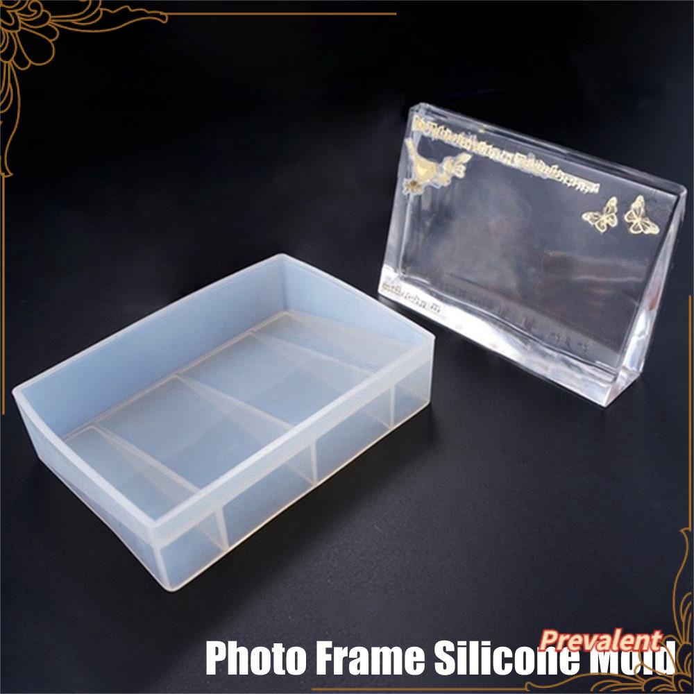 Preva Bingkai Foto Cetakan Resin UV Epoxy Dekorasi Rumah Resin Frame Cetakan DIY Alat Silikon Phot Frame Cetakan Kerajinan Tangan DIY