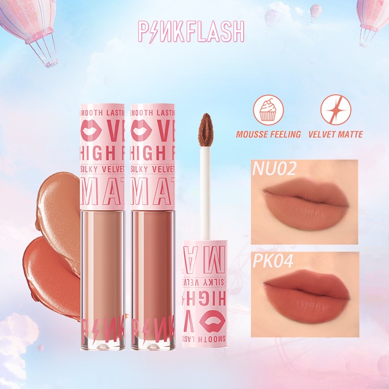 PINKFLASH Pink silky Velvet Matte Lip Cream 2,3 gr