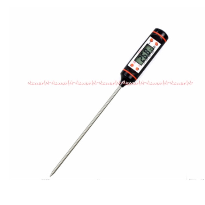 Celcio &amp; Co Alat Termometer Panggangan BBQ Alat Pengukur 22cm Alat Ukur Suhu Untuk Daging Pangang Barbeque Makanan Celcio Co Chelcio Thermometer Panjang