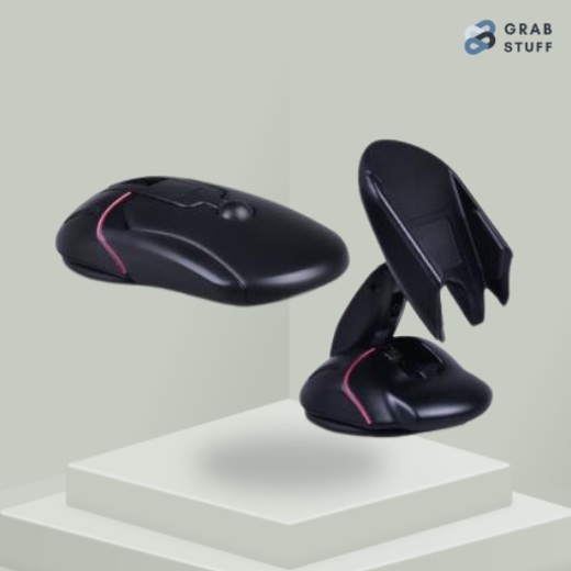 Car Holder Smartphone Bentuk Mouse Stand Hp Mobil Gps Map Unik Lipat Folding Desktop Dashbroad / Hol