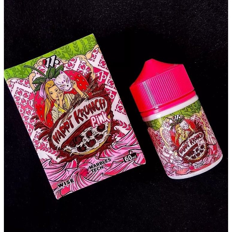 Happi Krunch V3 PINK 60ML Authentic by Wise Juice x Ariffarisan