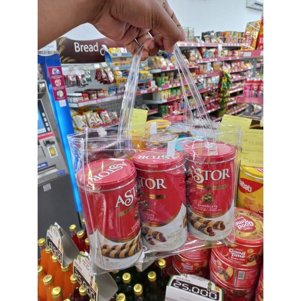 

P30xL10xT25 Goodie Bag Tas Mika Hampers Transparan