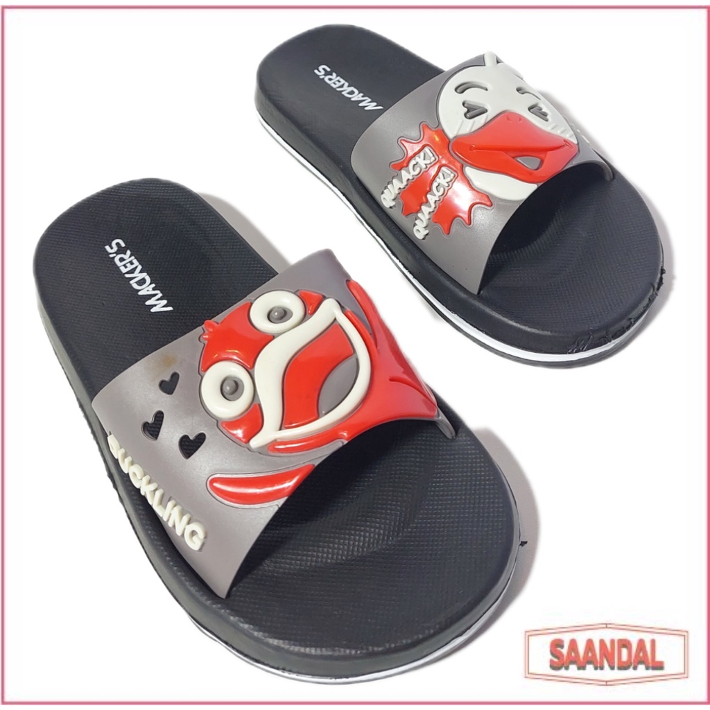 Sandal Selop Slide Anak Mackers Duckling Laki-Laki Perempuan Bahan Premium (BISA SATUAN COD)