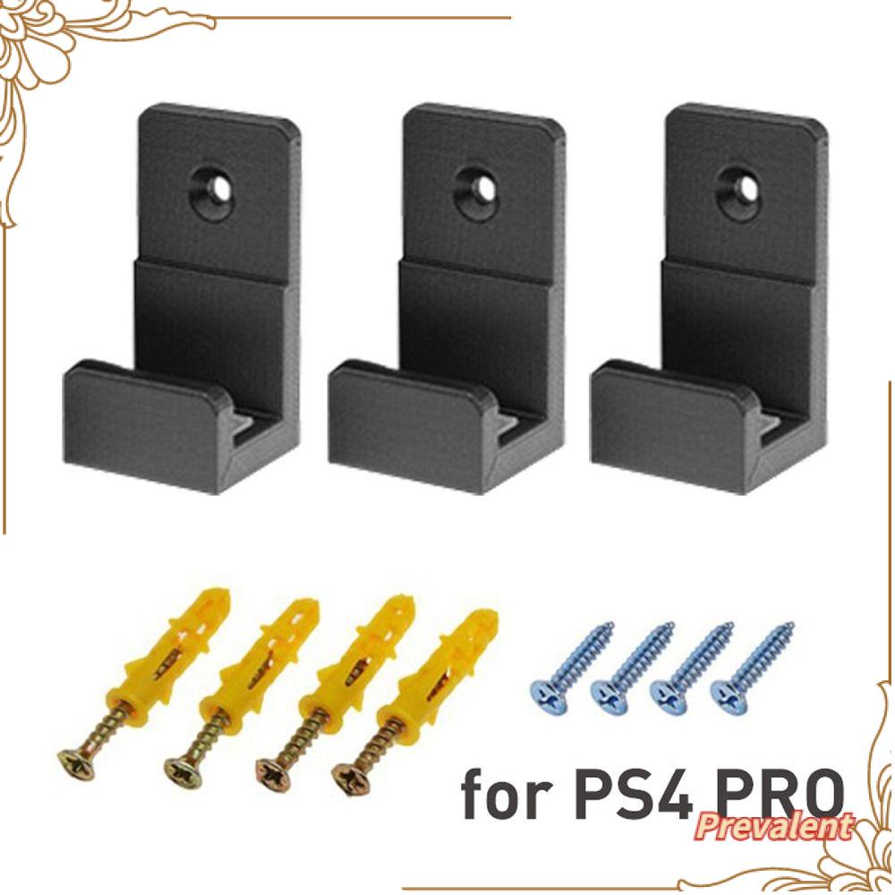 Preva 3pcs Wall Mount Home Untuk Rak Pajangan PS4 Gantungan Host Game