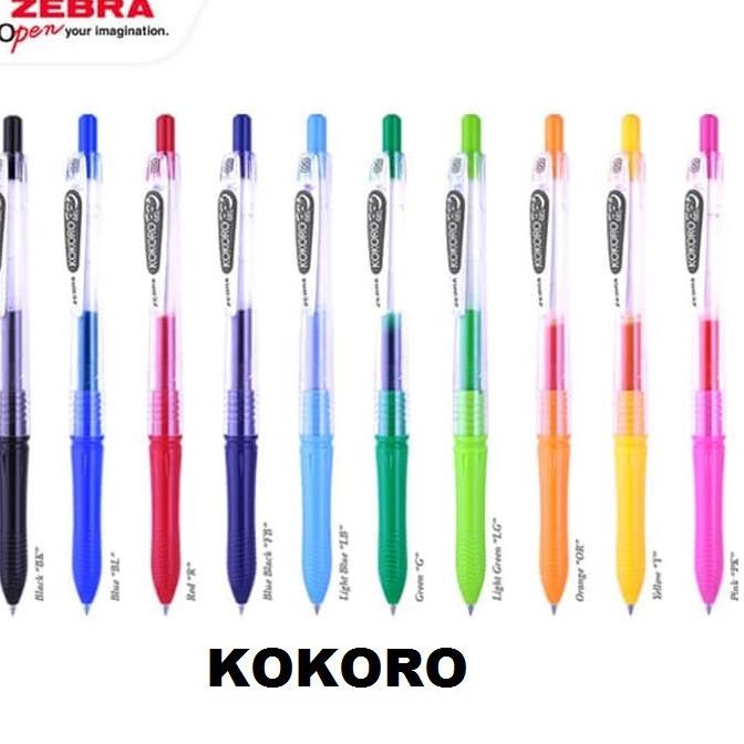 

↷ pulpen / bolpoin / pen zebra kokoro ➨