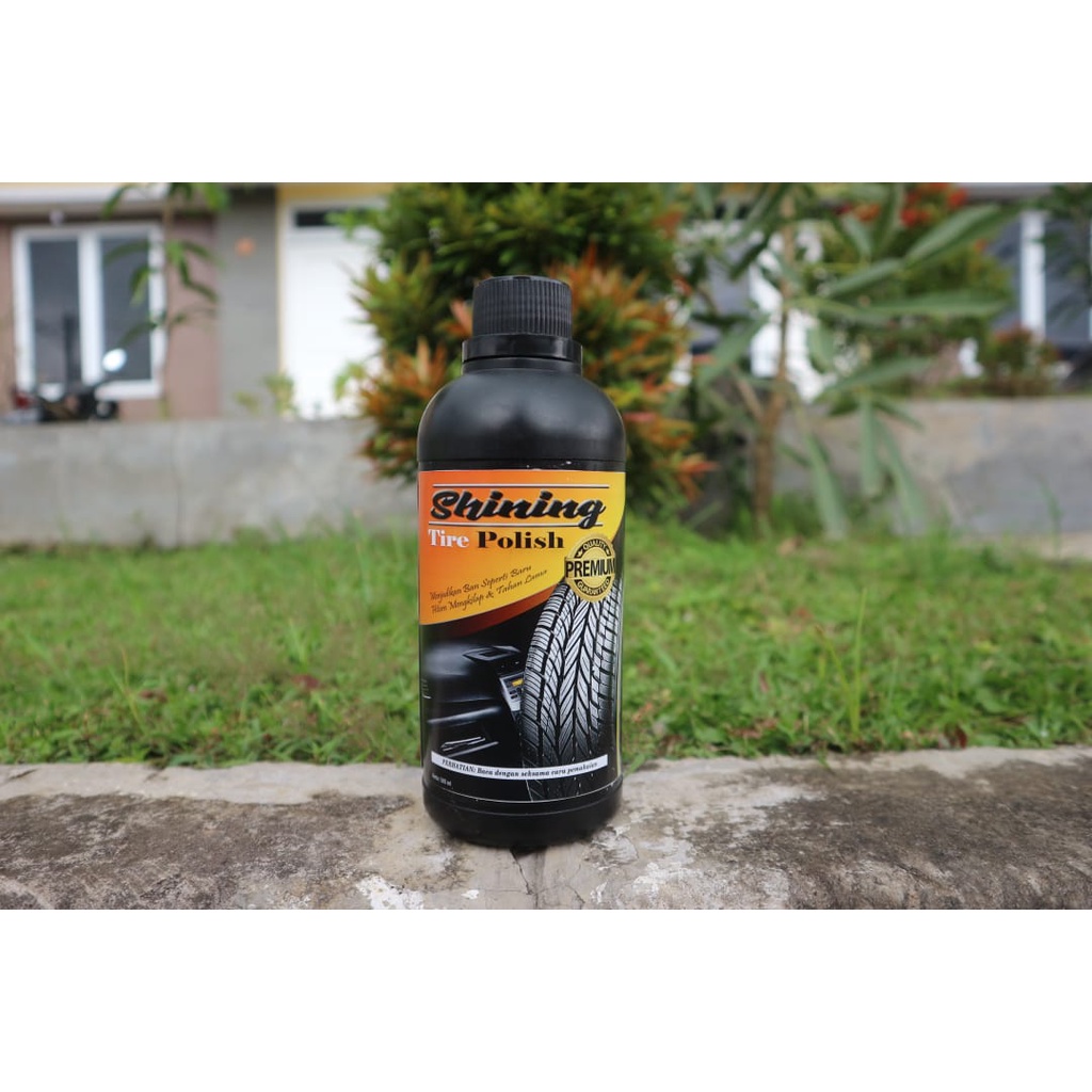 Semir Ban Mobil dan Motor SHINING PREMIUM, Dashboard, Kulit, Karet, Pengkilap Isi 500ml