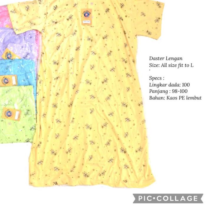 SALE✅ASLI Daster Amro dan Theda Lengan grosir Dewasa All Size Midi Katun Kaos Label merah tr murah r