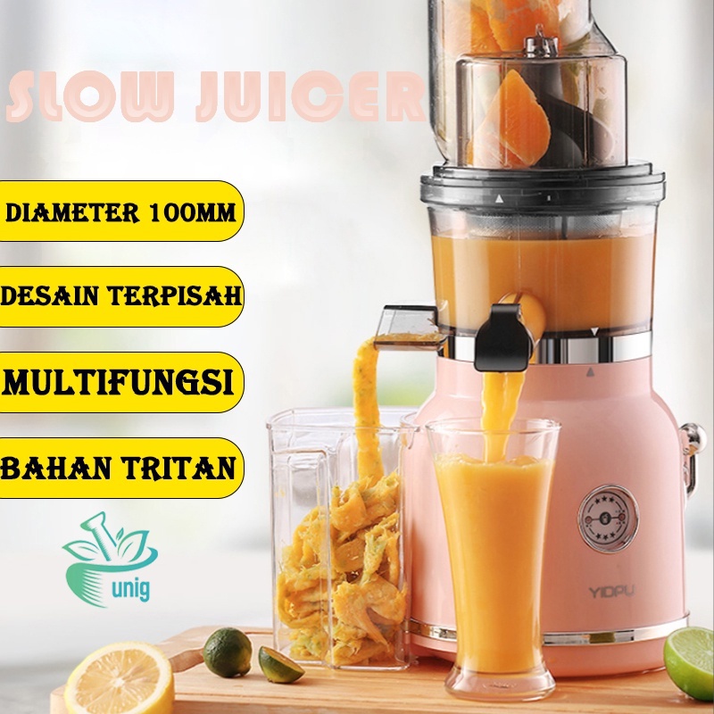 SLOW JUICER 99% FRESH FRUIT JUICE PENGEKSTRAK BUAH IMPORT/ MULTIFUNGSI ALAT PERAS JUICE