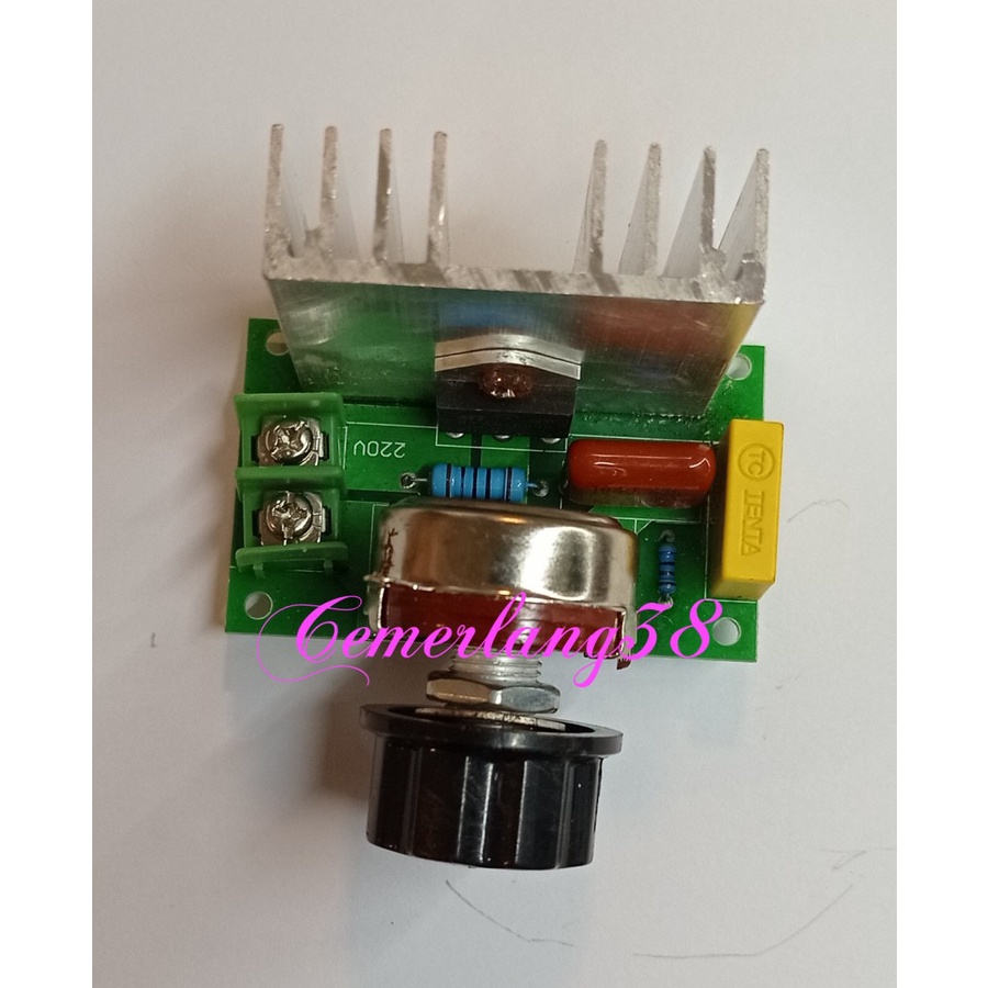 Dimmer AC 220 Volt 4000 Watt NON CASING - AC AC Regulator 4000 Watt