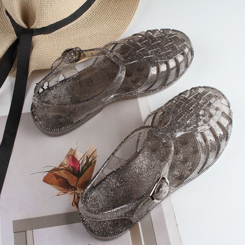 Sandal jelly Gladiator Melissa Glitter Couple Import High Quality S2