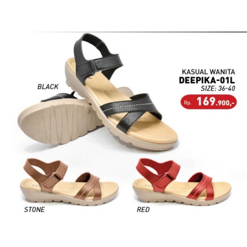 Carvil DEEPIKA-01L | Sandal Sepatu Casual Wanita Original Keren Trendy