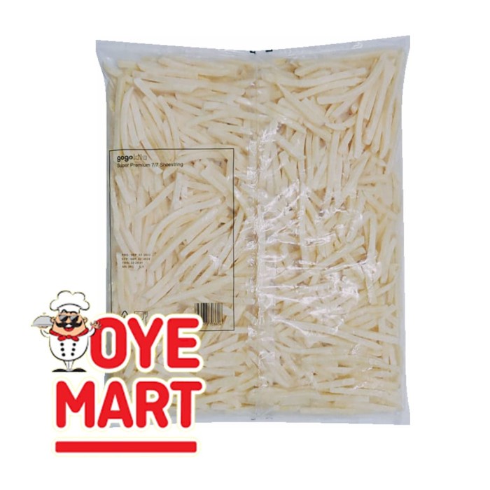 

GOGOKITA 7/7 SHOESTRING 2KG TRANSPARAN PACK / KENTANG GORENG PREMIUM
