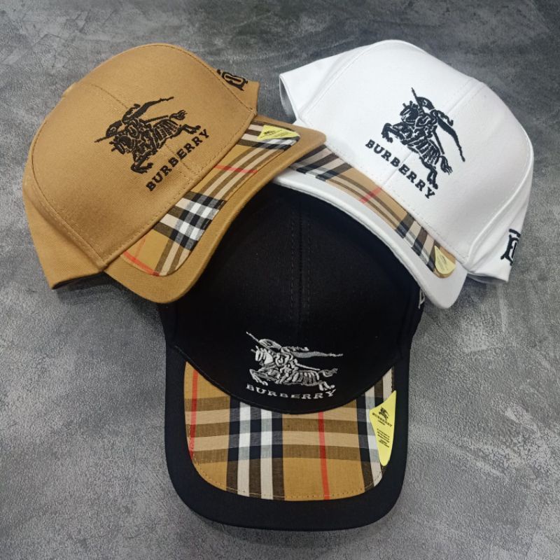 Topi Burberry Baseball Topi Import Unisex