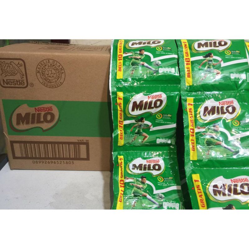 

Nestle Milo Active Go 22grm 1 renceng (10buah) exp Juli 2025