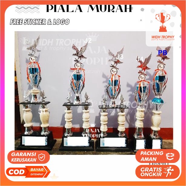 TROPHY PIALA  SET JUARA 1-5 / JUARA 1-4 PERANG BINTANG MERAPTI