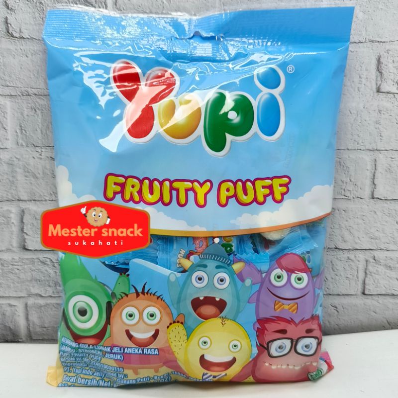 

Yupi Fruity Puff Sak 120 gram | Yupi Burger | Yupi | Permen Yupi | Yupi Bear | Yupi Kiloan | Yupi Bolicious | Yupi Marshmallow | Permen Yupi Toples | Permen Yupi