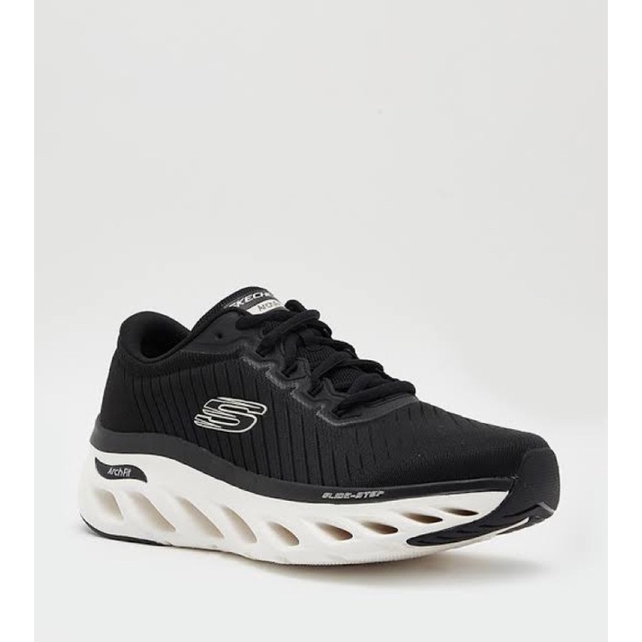 SKECHERS ARCH FIT GLIDE-STEP LOW TOP SNEAKERS 232318BKW