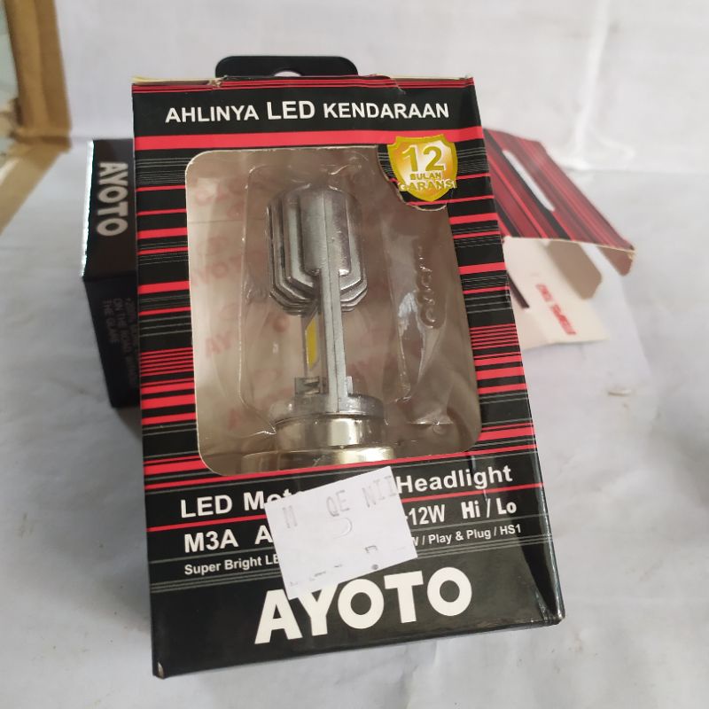 AYOTO LED M3A H4 LED VIXION SCOOPY AYOTO LED H4 ORI