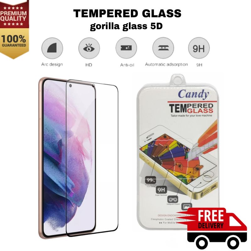 Gorilla Glass 5D Xiaomi - Poco F3 / Poco F4 / Poco X3 X3 Pro / Poco X6 5G Tempered Glass 5D Full Lay
