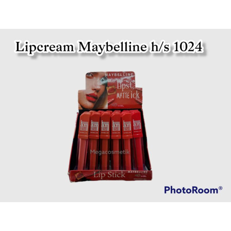 ( PER BOX ) LIPGLOSS  Maybelline matte h/s 1024 / KISSBEAUTY / PER 24 PCS