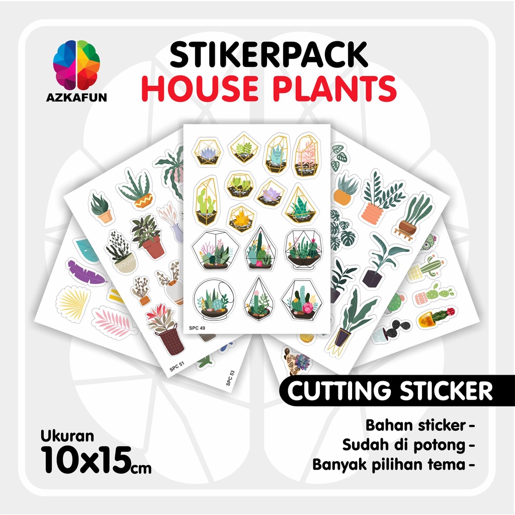 

STIKER PACK HOUSEPLANTS / STICKER TUMBLR / STIKER HP - STIKER LAPTOP / STIKER PLANTS