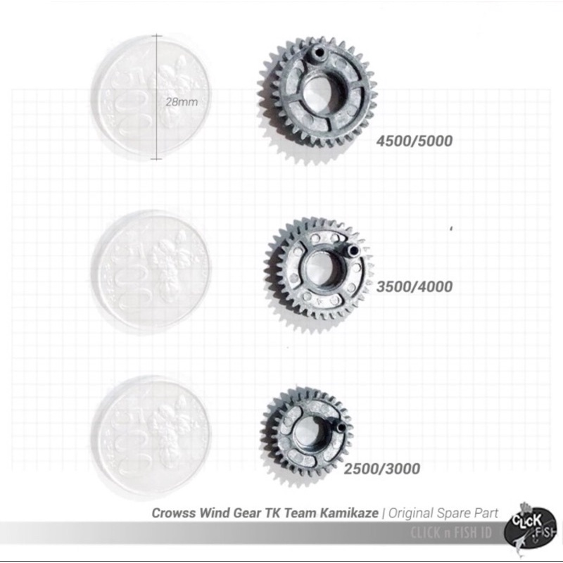 Cross Wind Oscillation Gear DEFECTOR TEAM KAMIKAZE 2500 / 3000 / 3500 / 4000 / 5000 - PART