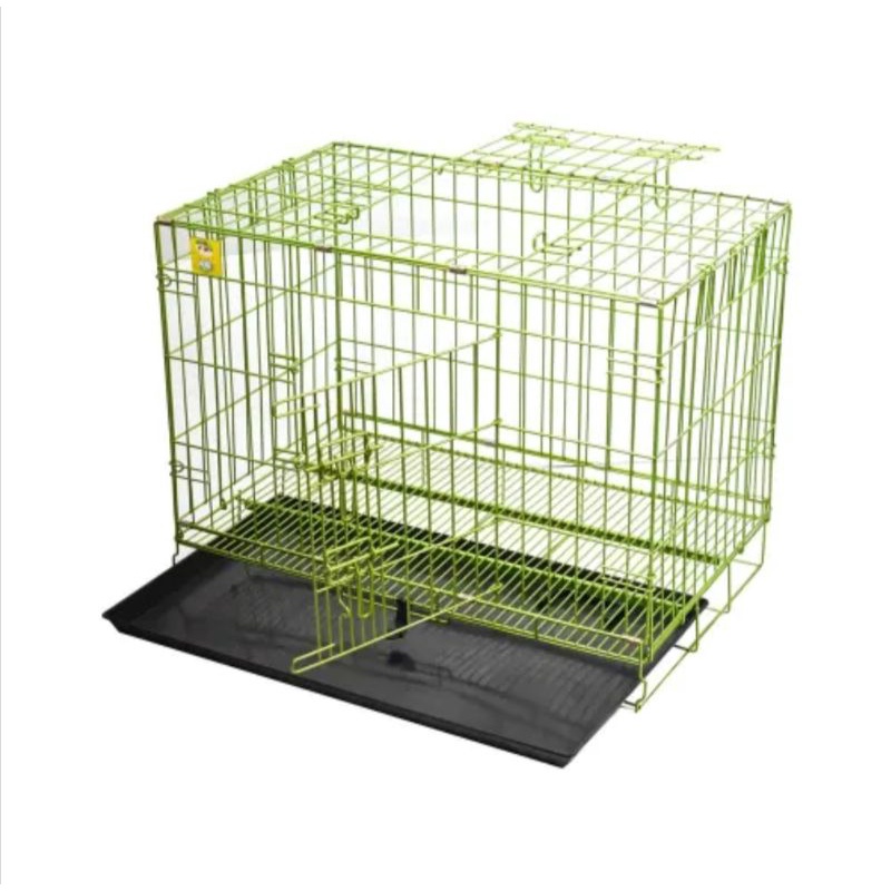 PAWS N TAIL Kandang Hewan Peliharaan 76.5x49x58cm/Pet Cage Green