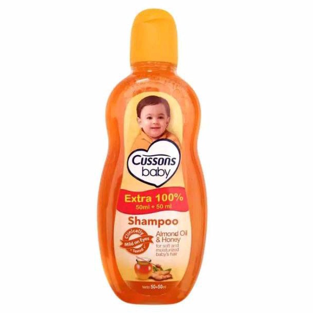 Cussons Baby Shampo Extra 100% 200ml /100 ml Candle Nut &amp; Celery | Almond Oil &amp; Honey SHAMPOO BAYI