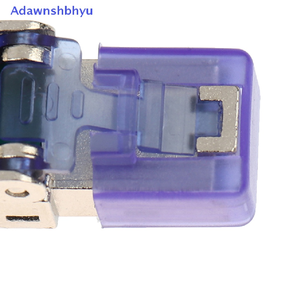 Konektor Adhyu Cat6A/7Per8 Terlindung Crystal Head Ftp Rj45 Modul Metal Tool-Free Plug ID