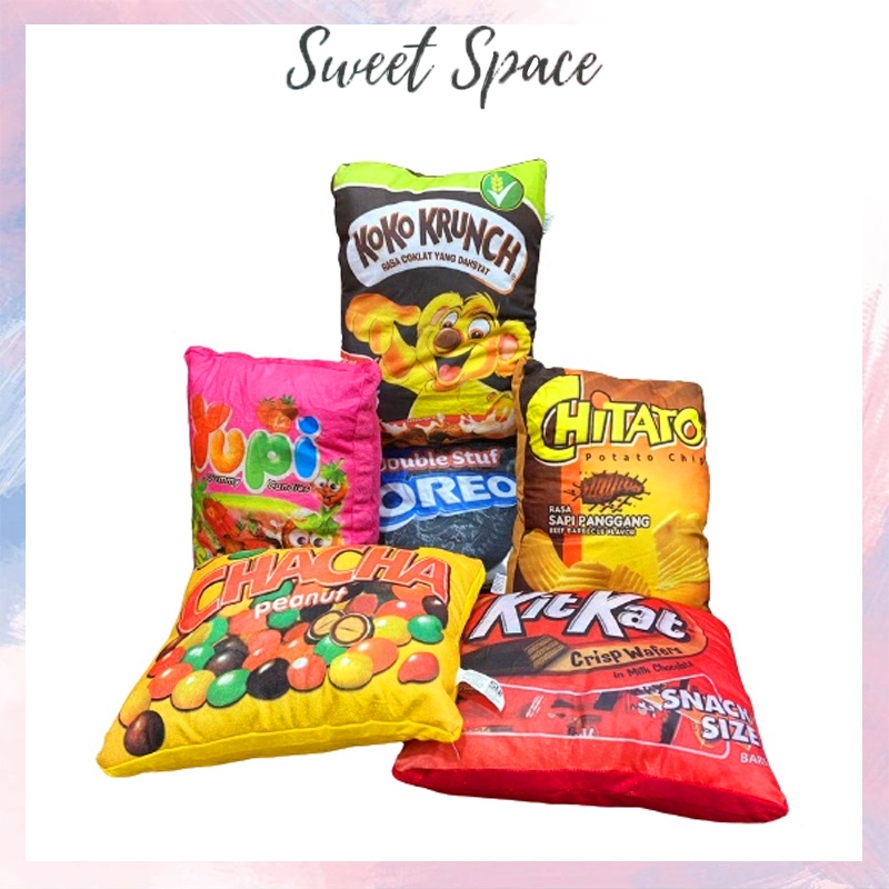 BANTAL SNACK LUCU EMPUK VIRAL UK 30X25 CM [SWEETSPACE]