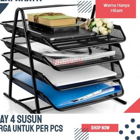 

Best Sale V TEC Rak kertas besi 4 susun / Tray besi 4 susun VTEC