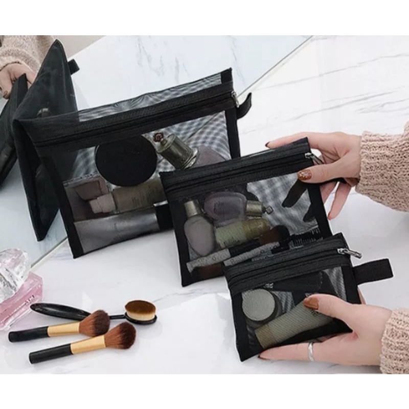 Tas kosmetik jala wanita Tas penyimpanan makeup trevel organizer