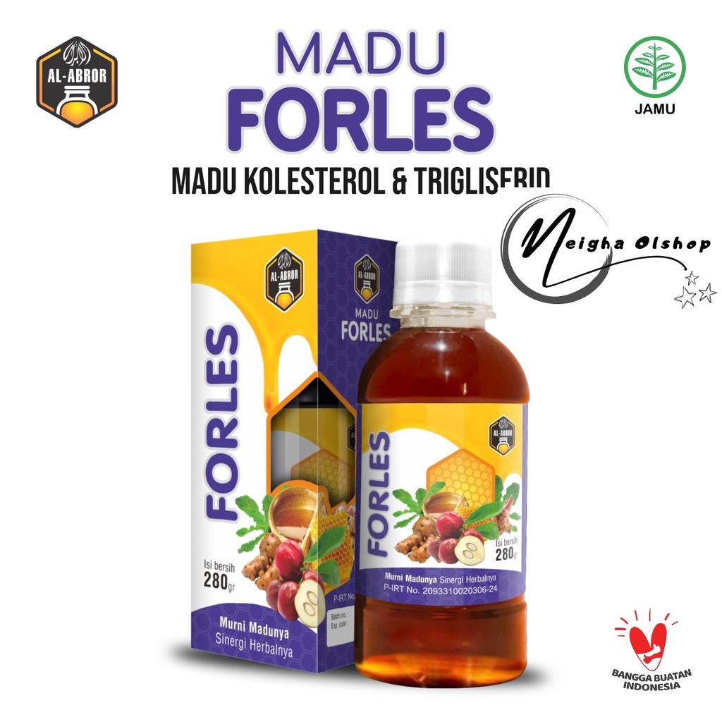 

Madu FORLES Al Abror Herbal Trigliserid Menurunkan Kadar Lemak Darah Kolesterol Jantung Stroke