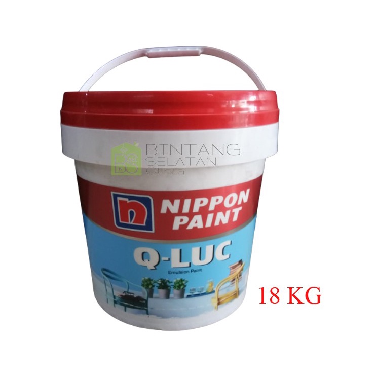 CAT TEMBOK NIPPON PAINT QLUC EMULTION PAIN WARNA PUTIH 1505 20KG