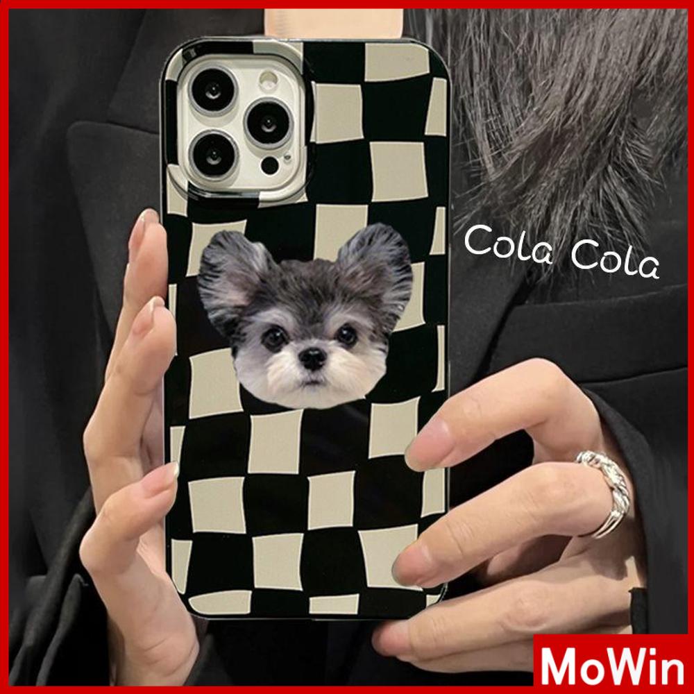 For iPhone 14 Pro max iPhone Case Black Soft Case TPU Candy Case Shockproof Big Hole Protection Camera Cute Puppy Compatible For iPhone 13 Pro max 12 Pro Max 11 xr xs 7Plus 7 8
