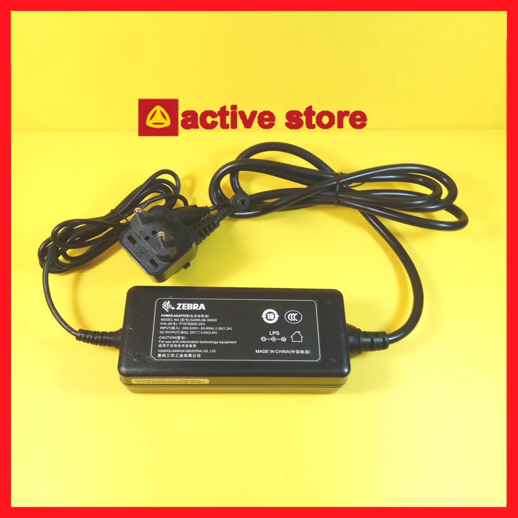 AC Adaptor Adapter For Barcode Printer Zebra