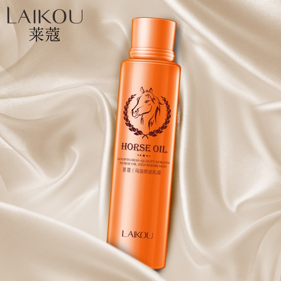 LAIKOU Horse Oil (Minyak Kuda) Face Lotion Anti-aging Melawan Penuaan Mengurangi Kerutan Menutrisi 100ml