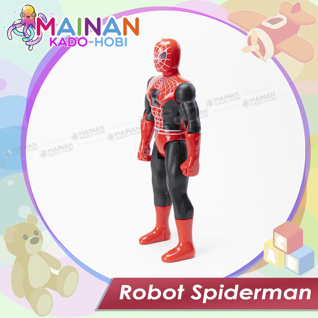 MAINAN ANAK MINIATUR ACTION FIGUR SUPERHERO ROBOT BONEKA SPIDERMAN