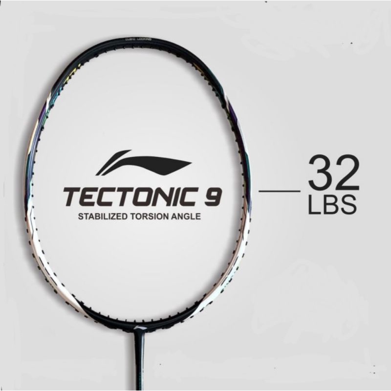 RAKET BADMINTON LINING ASEAN PREMIUM TECTONIC 7 32 LBS FREE TAS DAN GRIP