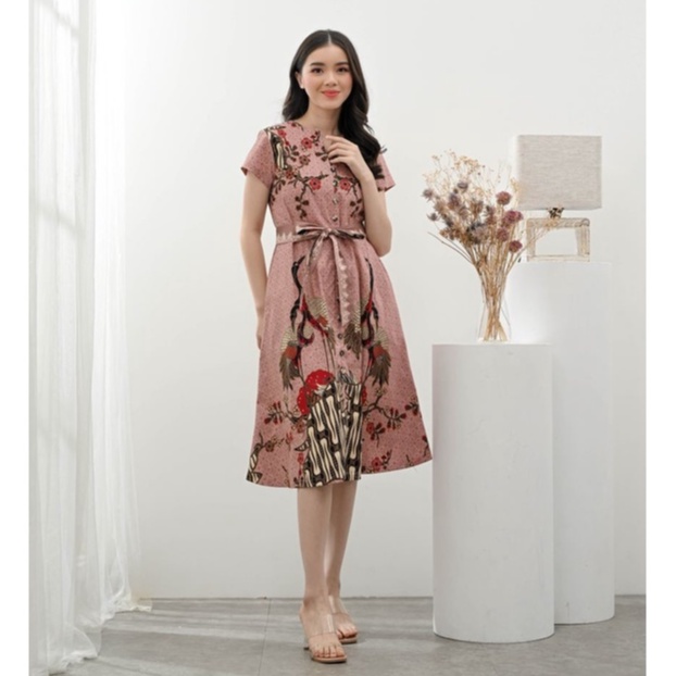 JCO 303 - Dress Batik Wanita / Terusan Batik Modern